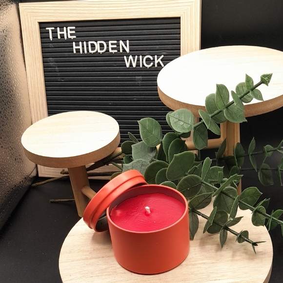 Hand Crafted Other - Strawberry Marshmallow Handmade Paraffin Candle Pink Elephant